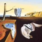 Obraz zegarów - Trwałość pamięci - Salwador Dali