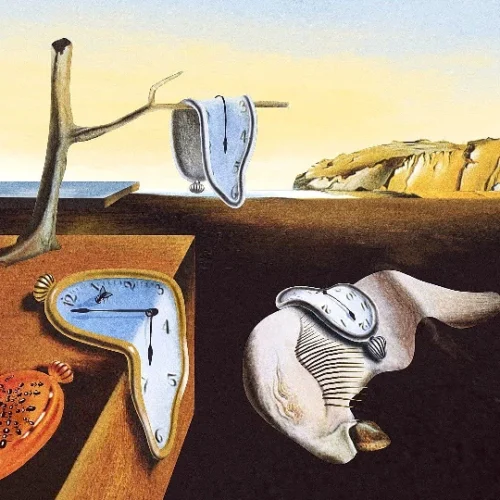 Trwałość pamięci – Salvador Dali (obraz zegarów)